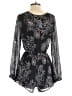 Astr 100% Polyester Paisley Black Romper Size 2 (estimated) - photo 2