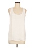 Ann Taylor 100% Polyester Ivory Sleeveless Blouse Size M - photo 1