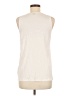 Ann Taylor 100% Polyester Ivory Sleeveless Blouse Size M - photo 2