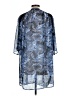 Express 100% Polyester Blue Kimono Size L - photo 2