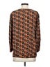 Smythe Brown Orange 3/4 Sleeve Blouse Size S - photo 2