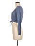 Zara Blue Long Sleeve Top Size M - photo 5