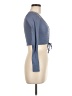 Zara Blue Long Sleeve Top Size M - photo 4