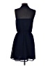 Aqua 100% Polyester Solid Blue Casual Dress Size S - photo 2