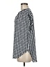 PREMISE Polka Dots Blue Short Sleeve Blouse Size M - photo 5