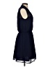 Aqua 100% Polyester Solid Blue Casual Dress Size S - photo 4