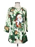 One World Green 3/4 Sleeve Blouse Size S - photo 1