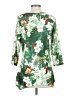 One World Green 3/4 Sleeve Blouse Size S - photo 2