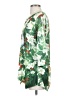 One World Green 3/4 Sleeve Blouse Size S - photo 5