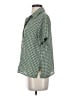 Carolina Belle 100% Polyester Print Green Short Sleeve Blouse Size S - photo 5