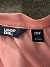 Lands' End 100% Polyester Pink Long Sleeve Blouse Size 20 - photo 7