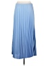 J.Crew 100% Polyester Blue Formal Skirt Size S - photo 2