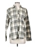 Weatherproof Plaid Gray Long Sleeve Button-Down Shirt Size S - photo 1