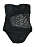 Mossimo Graphic Black One Piece Swimsuit Size M - photo 1