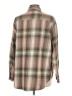Old Navy 100% Cotton Plaid Brown Long Sleeve Button-Down Shirt Size L - photo 2