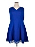 Donna Ricco Blue Cocktail Dress Size 14w - photo 1