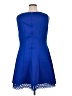 Donna Ricco Blue Cocktail Dress Size 14w - photo 2