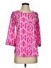 Newbury Kustom 100% Polyester Pink 3/4 Sleeve Blouse Size S - photo 1