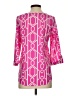 Newbury Kustom 100% Polyester Pink 3/4 Sleeve Blouse Size S - photo 2
