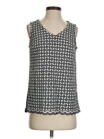 Roz & Ali Sleeveless Blouse (view 1)