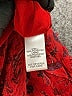 Cato 100% Polyester Red 3/4 Sleeve Blouse Size 18 - photo 8