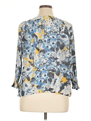 Counterparts 3/4 Sleeve Blouse (view 2)