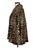 Apt. 9 Animal Print Brown Long Sleeve Blouse Size L - photo 5