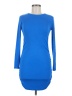 Unbranded Solid Blue Casual Dress Size M - photo 1