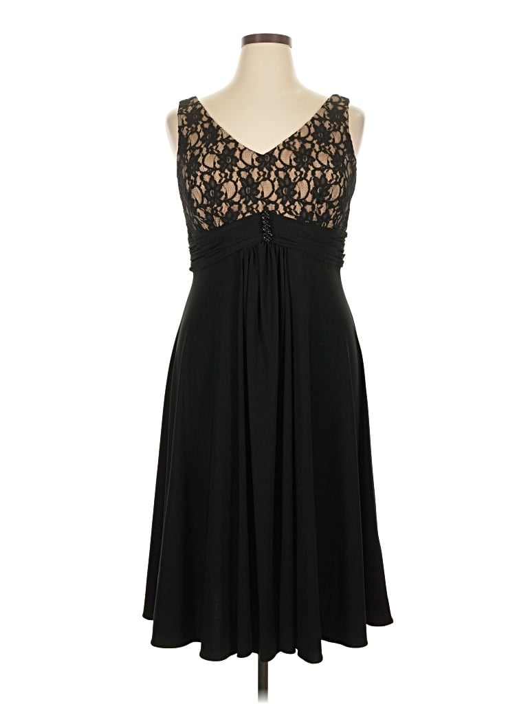 Pre-owned Jessica Howard Cocktail Dress In Black