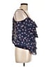 Torrid 100% Polyester Blue Sleeveless Blouse Size Lg Plus (0) - photo 4