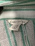 Cato Stripes Green 3/4 Sleeve Button-Down Shirt Size 18/20W - photo 7