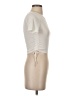 Timing Ivory Short Sleeve Top Size S - photo 4