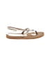Stuart Weitzman Silver Gold Sandals Size 6 1/2 - photo 1
