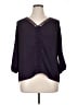 papermoon designed exclusively for Stitch Fix 100% Polyester Purple 3/4 Sleeve Blouse Size XL - photo 1