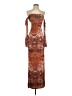 EGO Tie-dye Brown Cocktail Dress Size 2 - photo 1