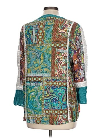 Calessa 3/4 Sleeve Blouse (view 2)
