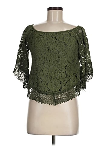 La Reyna 3/4 Sleeve Blouse (view 1)