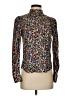 Veronica Beard Print Black Long Sleeve Silk Top Size 0 - photo 1