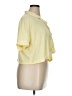 Missguided Yellow Short Sleeve Blouse Size XL - photo 4
