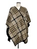 Ike Behar 100% Polyester Tan Poncho One size - photo 1