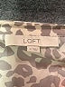 Ann Taylor LOFT 100% Polyester Tan Short Sleeve Blouse Size M - photo 7