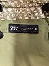 Zara Chevron-herringbone Green Gold Shorts Size M - photo 3