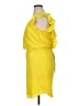 Unbranded 100% Polyester Solid Yellow Casual Dress Size 14 - photo 5