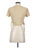 Shein Tan Short Sleeve T-Shirt Size 4 - photo 2