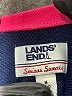 Lands' End Color Block Blue Sweatshirt Size M - photo 4