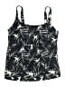 Unbranded Print Black Swimsuit Top Size L (estimated) - photo 1