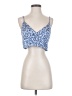 Zara Blue Sleeveless Blouse Size M - photo 1