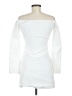 Zara 100% Polyester White Cocktail Dress Size M - photo 2