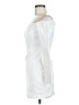 Zara 100% Polyester White Cocktail Dress Size M - photo 5