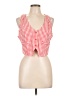 Shein Red Sleeveless Blouse Size L - photo 1